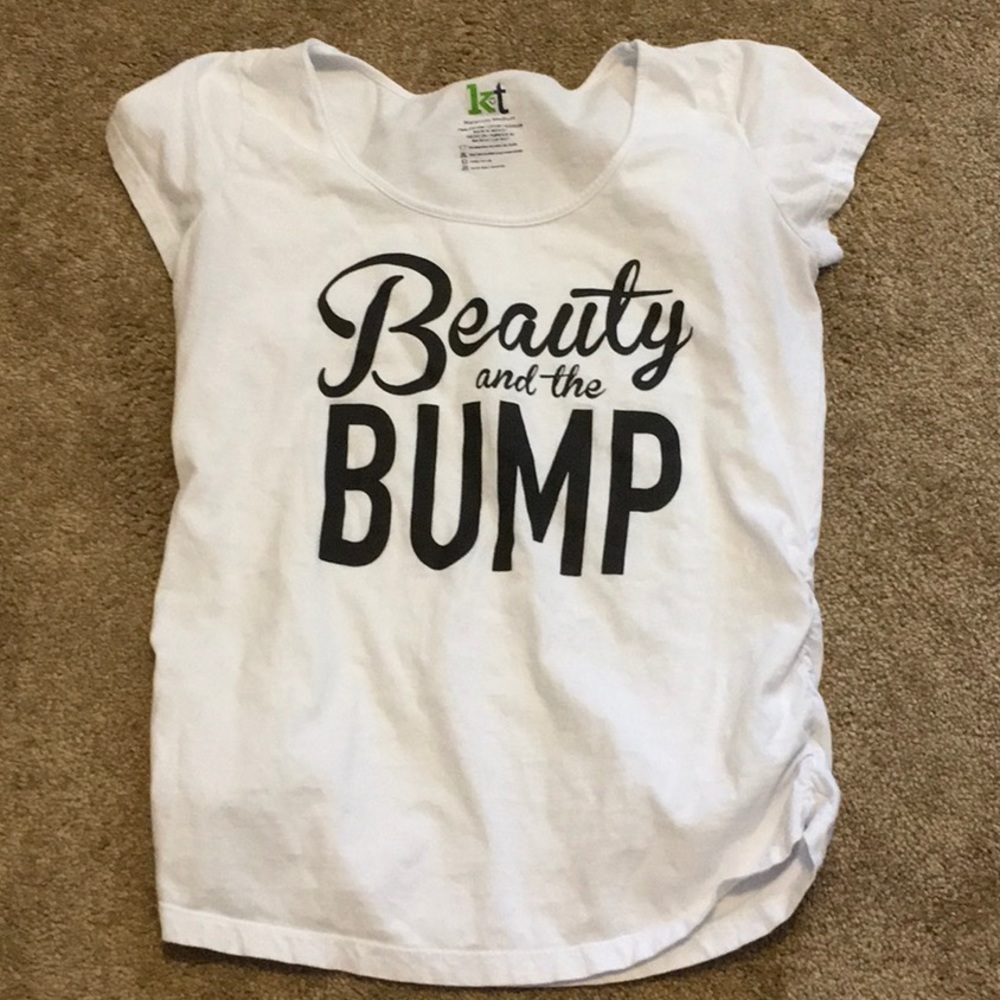 Cute set of 3 print maternity shirts